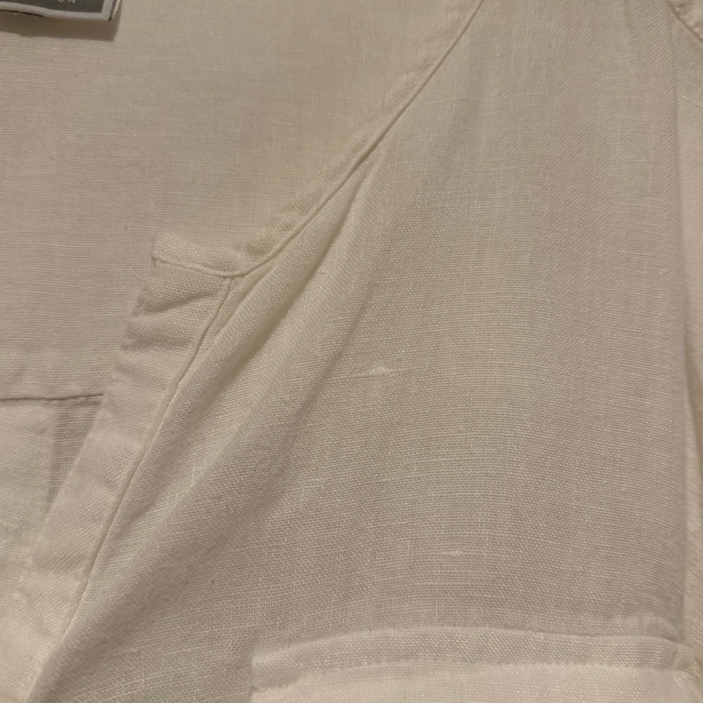 Vtg JM Collection Linen Top - Picture 15 of 16